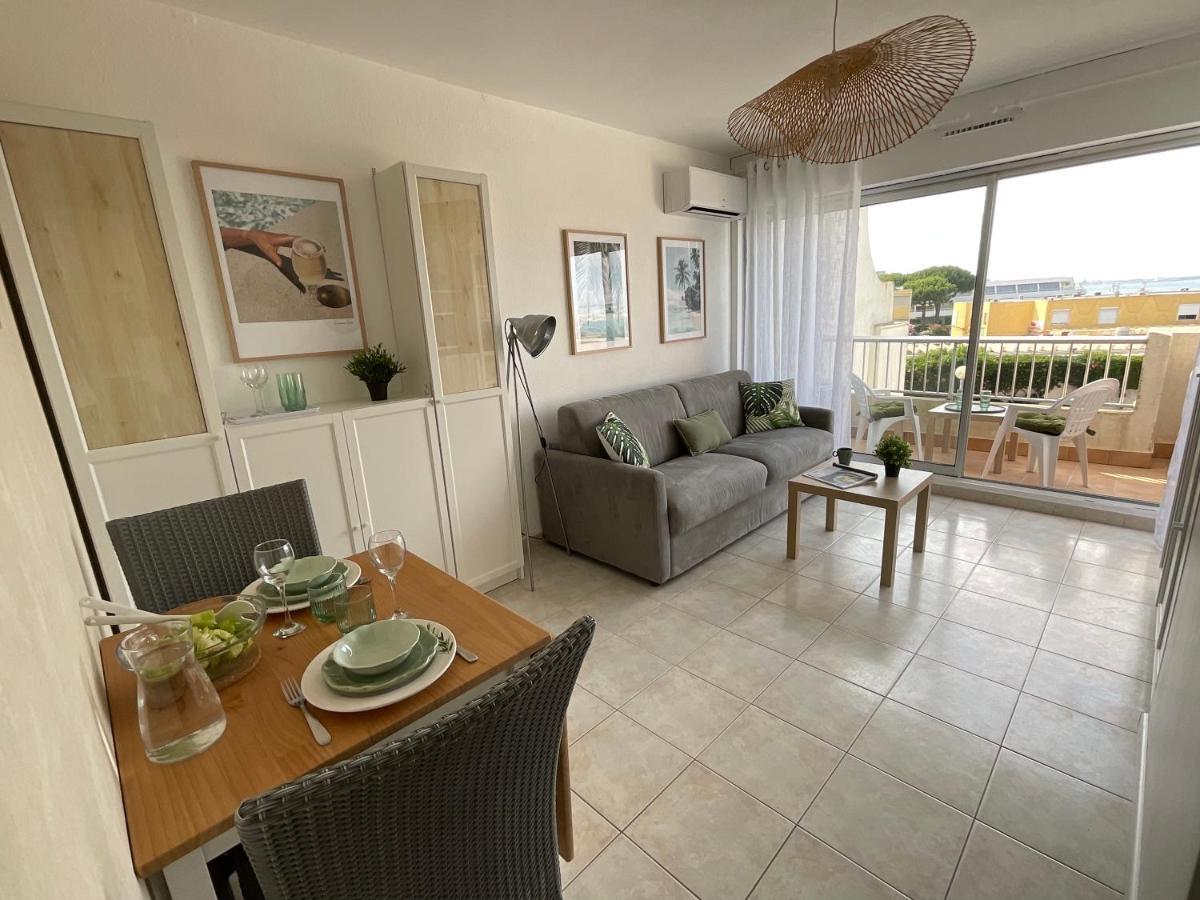 Studio Le Vue Mer Acces Direct A La Plage Parking Prive Clim Belle Terrasse 르그로뒤후아 외부 사진