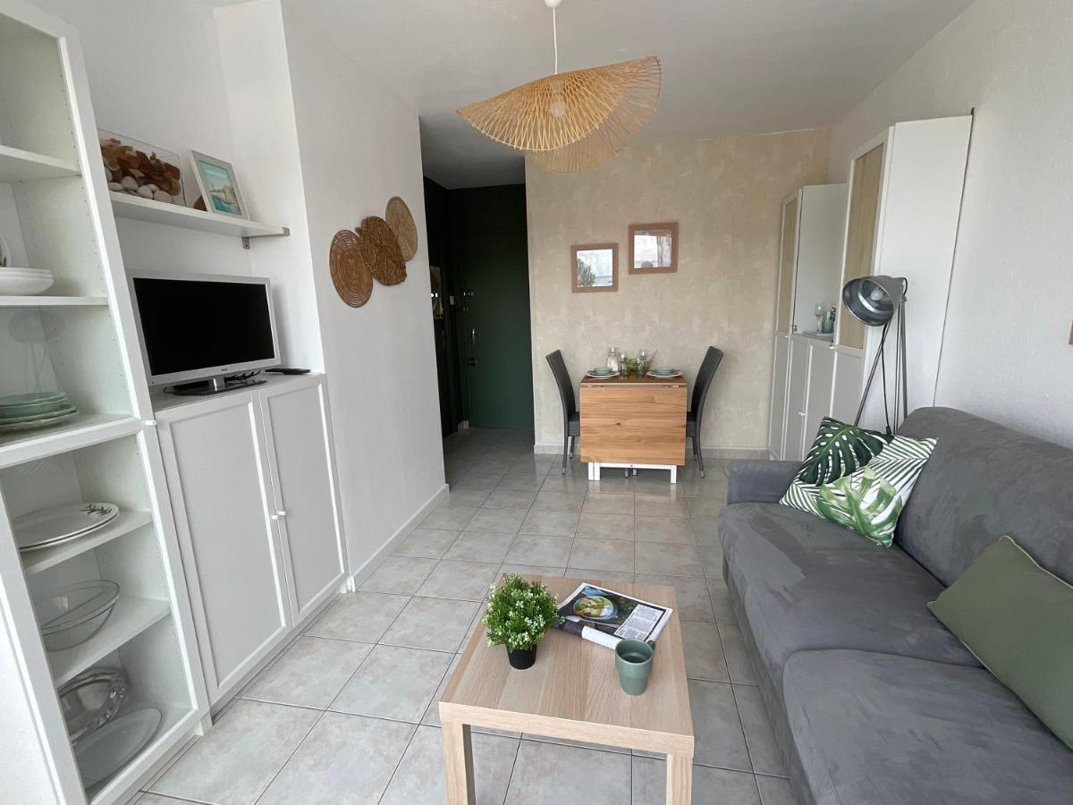 Studio Le Vue Mer Acces Direct A La Plage Parking Prive Clim Belle Terrasse 르그로뒤후아 외부 사진