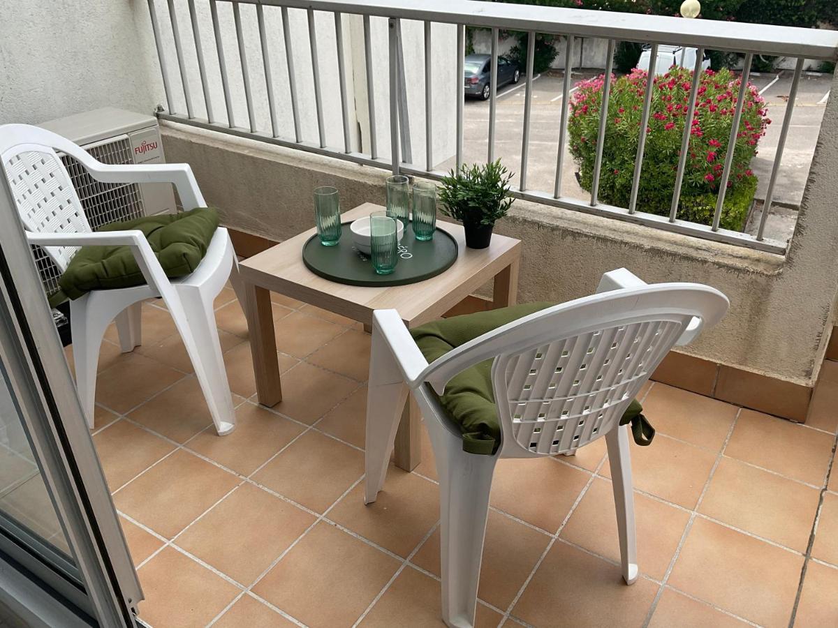 Studio Le Vue Mer Acces Direct A La Plage Parking Prive Clim Belle Terrasse 르그로뒤후아 외부 사진