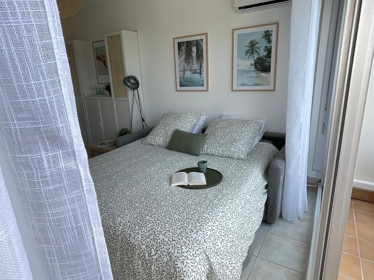 Studio Le Vue Mer Acces Direct A La Plage Parking Prive Clim Belle Terrasse 르그로뒤후아 외부 사진